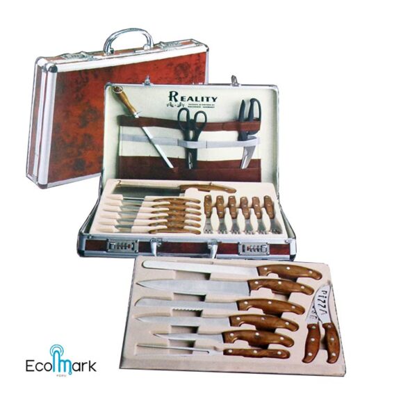 Set de Cuchillos y Cubiertos 25 Pzas