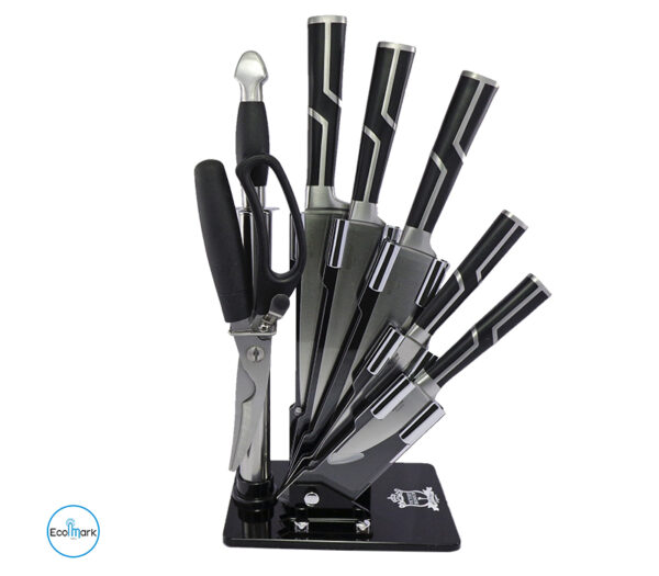 Set De Cuchillos 8 Pzas En Acero Inoxidable Hoffner
