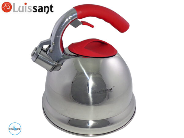 Tetera Acero Inoxidable Luissant 3.5l. Rojo