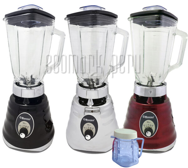 Licuadora Bossko Clásica 650 W. 3 Velocidades
