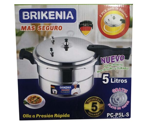 Olla a Presión Brikenia Mango Desmontable 5L.