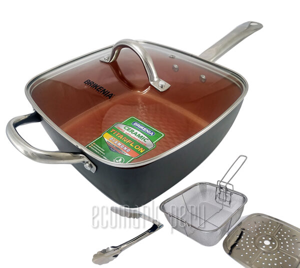 Sartén Cacerola Copper Brikenia 24cm