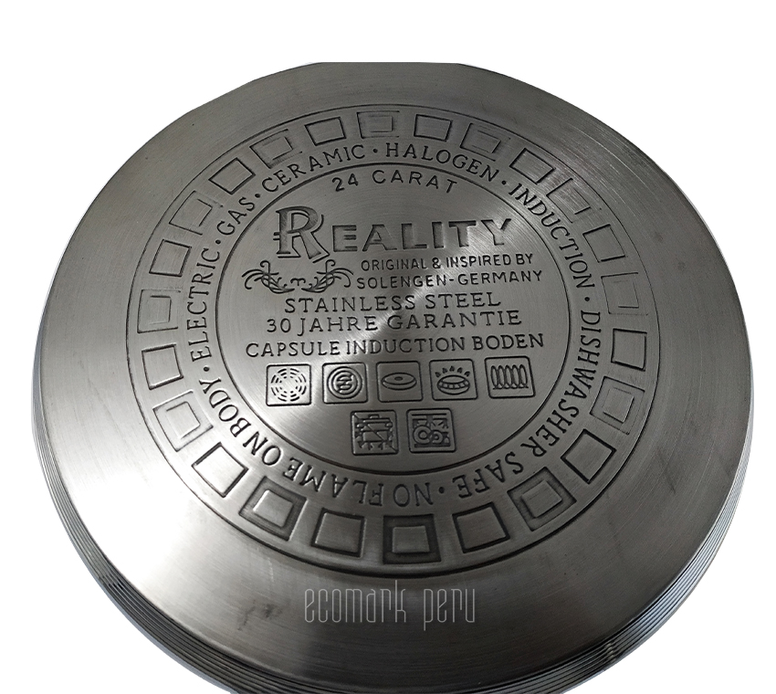Set de Ollas Reality Acero Inoxidable 08 PC - Imagen 2