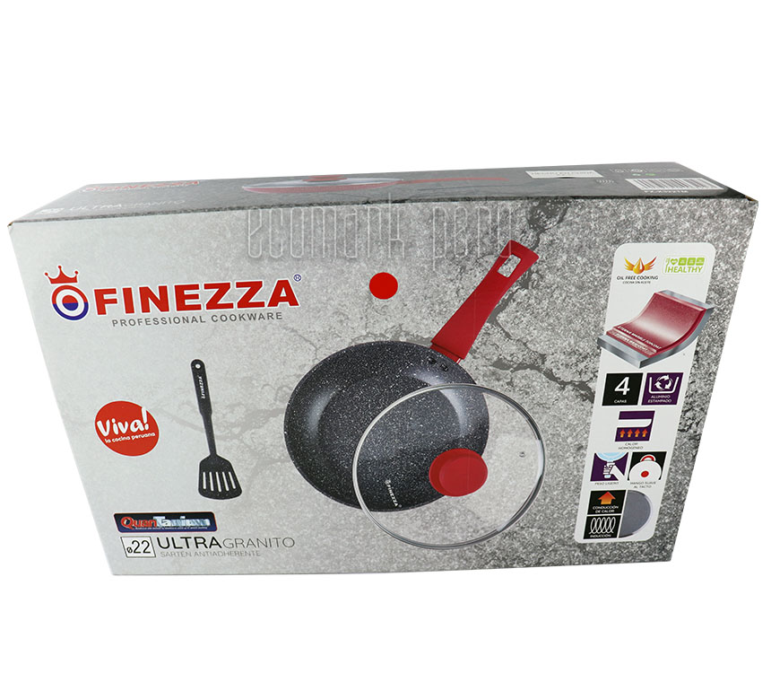 Sartén Antiadherente Granito Finezza 22cm Fzx322tm - Imagen 3