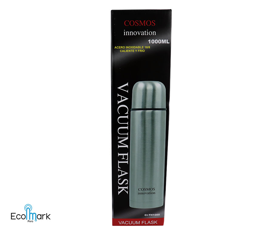 Termo Acero Inoxidable Cosmos 1 Lt. - Imagen 2