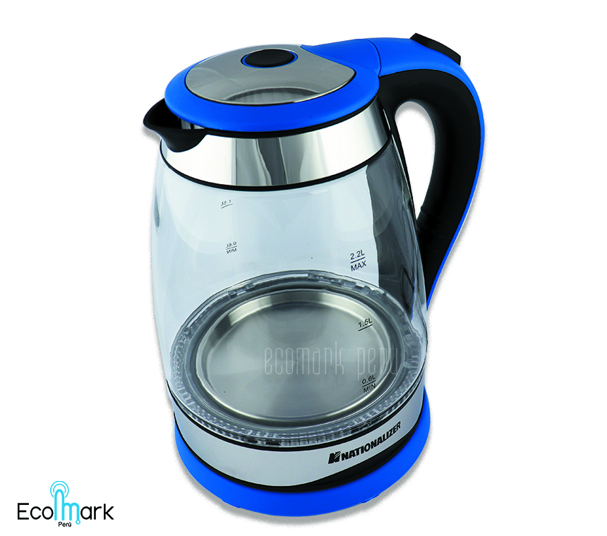 Hervidor Eléctrico Vidrio Nationalizer 2.2 L.