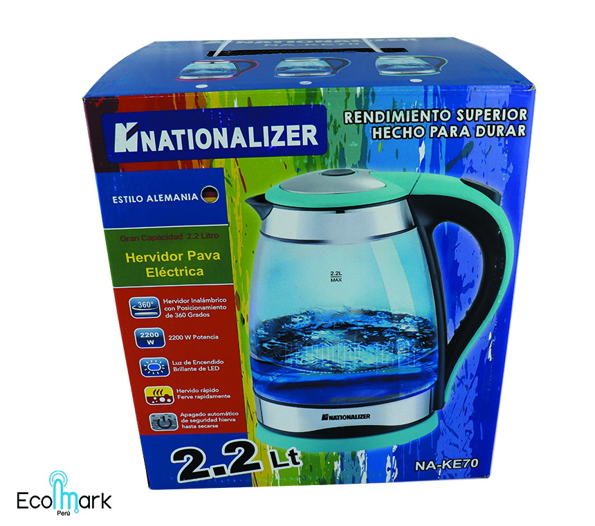 Hervidor Eléctrico Vidrio Nationalizer 2.2 L. - Imagen 2
