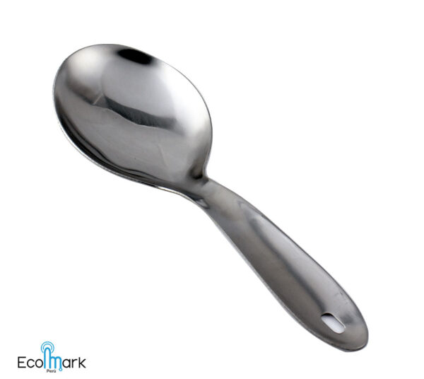 Cuchara Bocona De Acero Inoxidable Solido