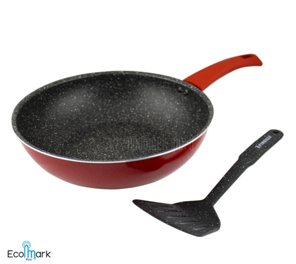 Sartén Wok Antiadherente Granito Finezza 28cm