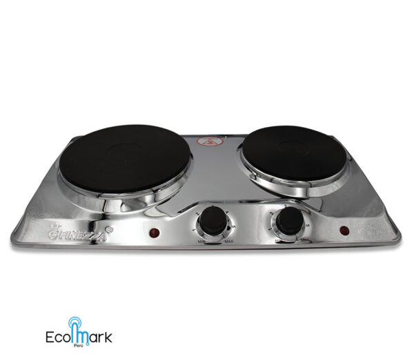 Cocina Eléctrica Finezza 2 Hornillas 2250 w.