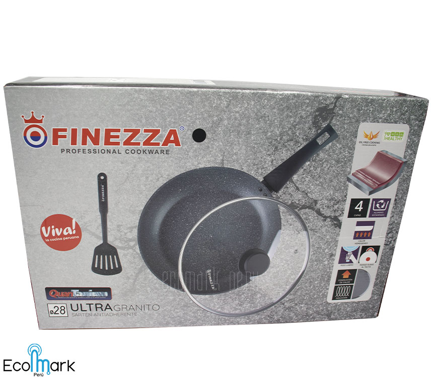 Sartén Antiadherente Granito Finezza 28cm Fzx228tm - Imagen 3
