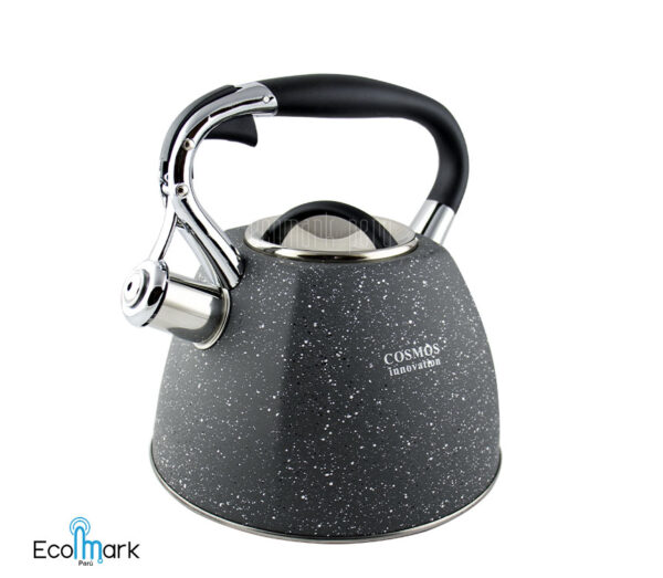 Tetera Acero Inoxidable Marmoleado Cosmos 3.5L.