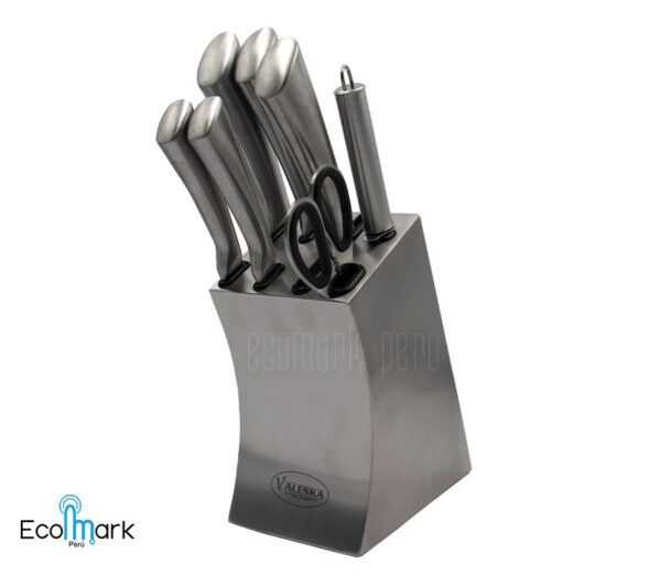 Set de Cuchillos Acero Inoxidable Valeska 8Pc