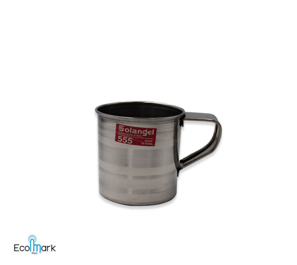 Taza Acero Inoxidable Solangel 8cm. 300 ml.