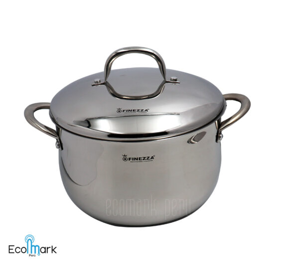 Olla Acero Inoxidable 18/10 Finezza 5.5L. FF-0025X-IN
