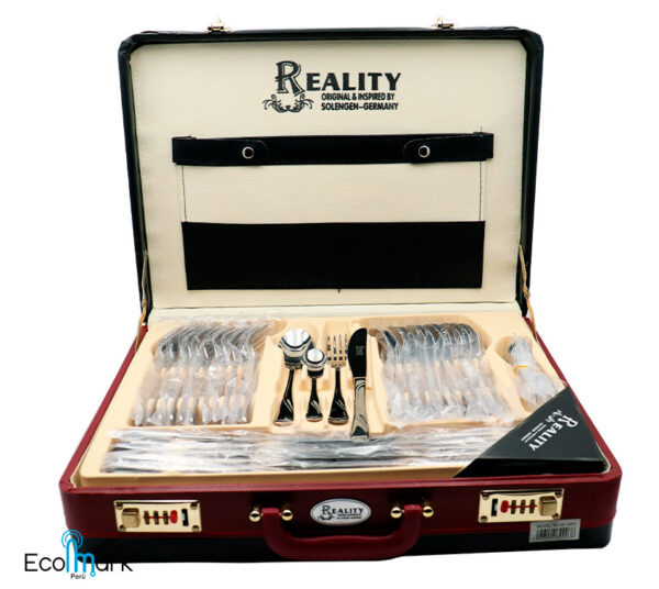 Set de Cubiertos Reality Acero Inoxidable 84 Pc