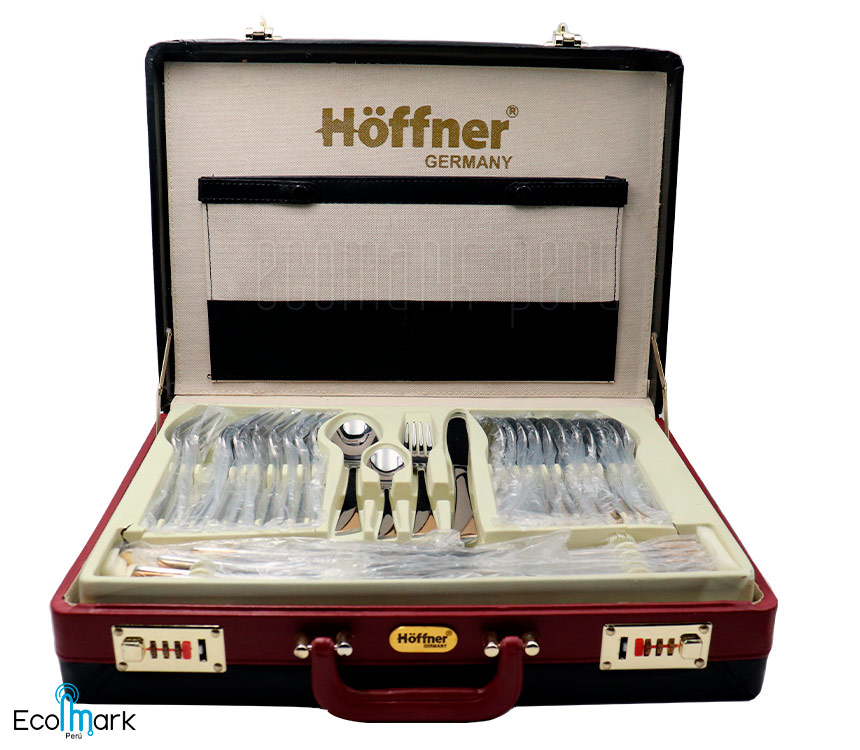 Set de Cubiertos Hoffner Acero Inoxidable 84 Pc