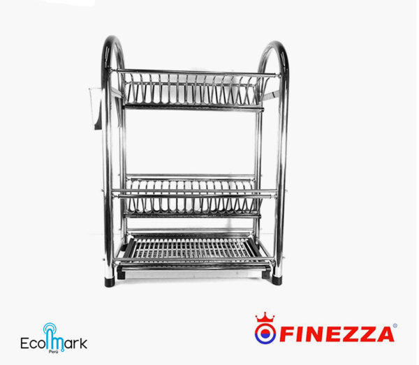 Escurridor FINEZZA Acero Inoxidable 3 Niveles