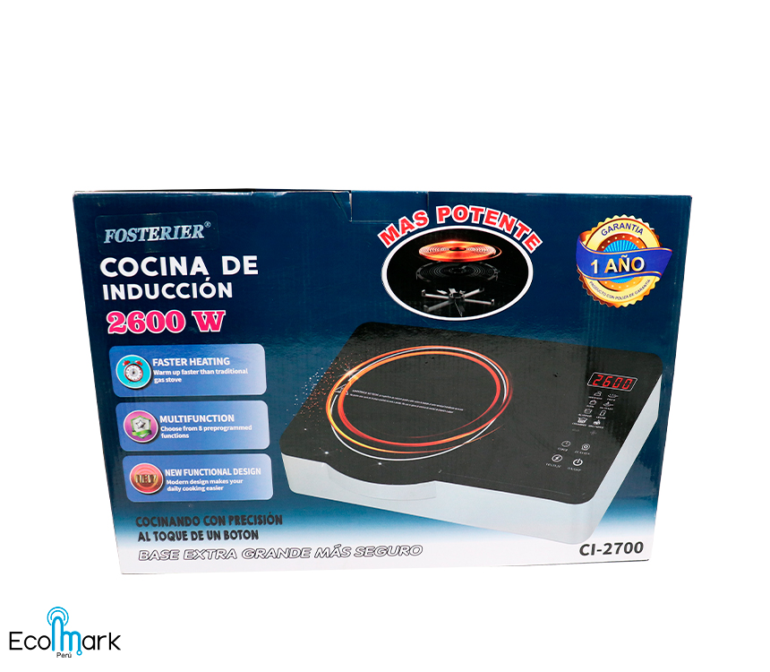 Cocina De Inducción Fosterier 2600 Watts - Imagen 2