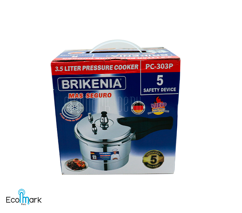 Olla a Presión BRIKENIA Vaporizador 3.5 L. - Imagen 3