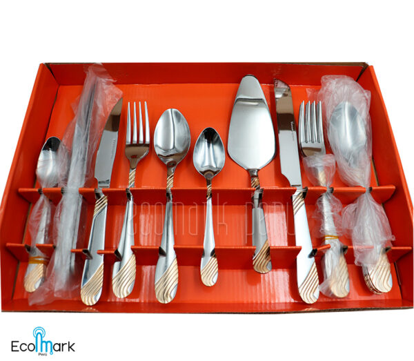 Juego Cubiertos Acero Inoxidable Valeska 26Pc