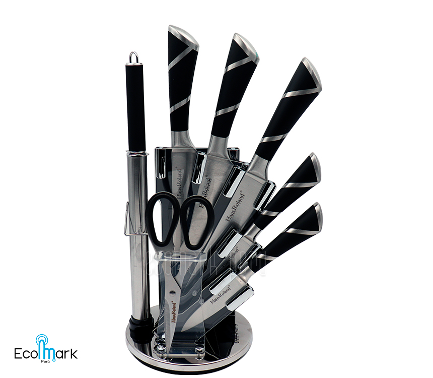 Set de Cuchillos Acero Inoxidable 9PC