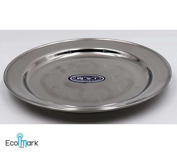 Plato Acero Inoxidable Tendido 22cm