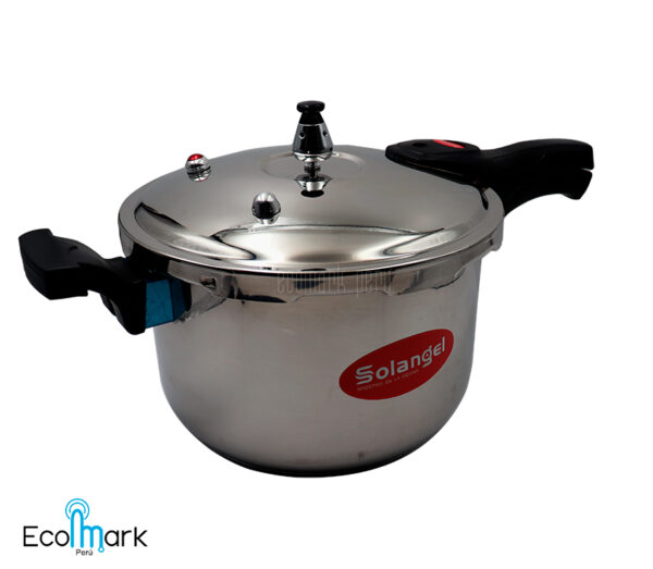 Olla a Presión Solangel Acero Inoxidable 7 L.