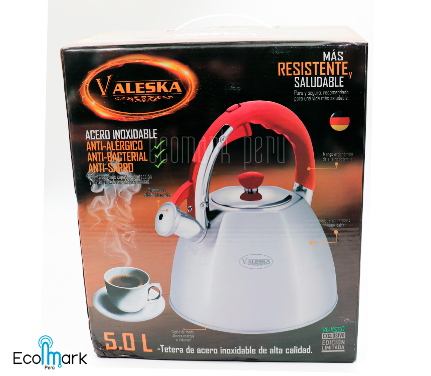 Tetera Acero Inoxidable Inoxidable Valeska 5 Lt. - Imagen 2