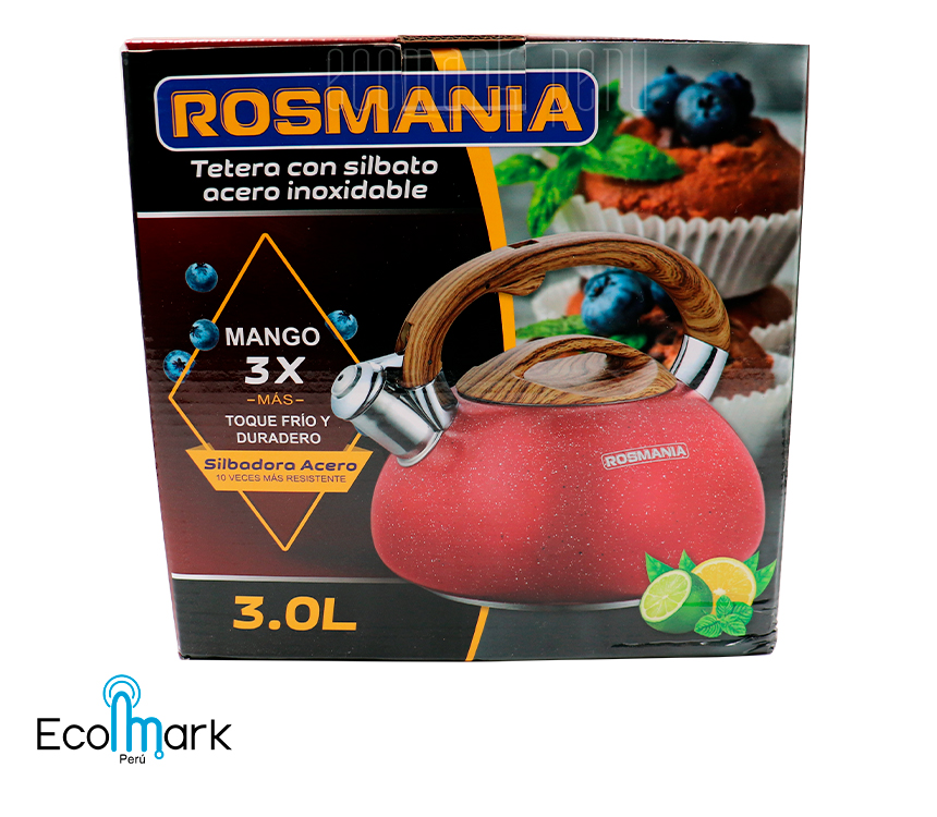 Tetera ROSMANIA Roca Volcánica 3Litros - Imagen 5