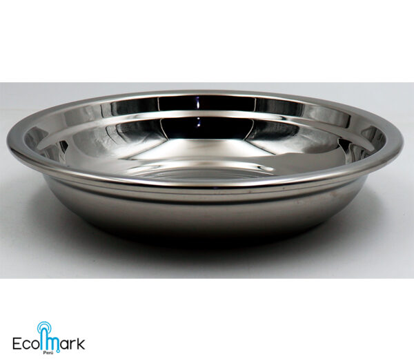 Plato Acero Inoxidable 304 -18 cm.