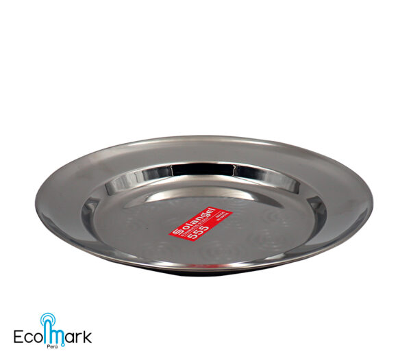 Plato Acero Inoxidable Tendido 22.5cm