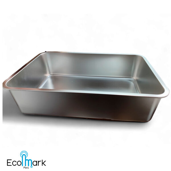Bandeja Acero Inoxidable Satinado 50x35x15cm