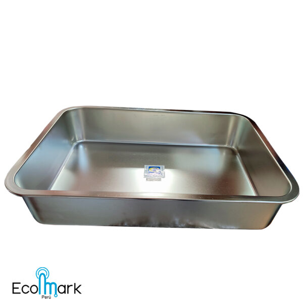 Bandeja Acero Inoxidable Satinado 60x40x15cm