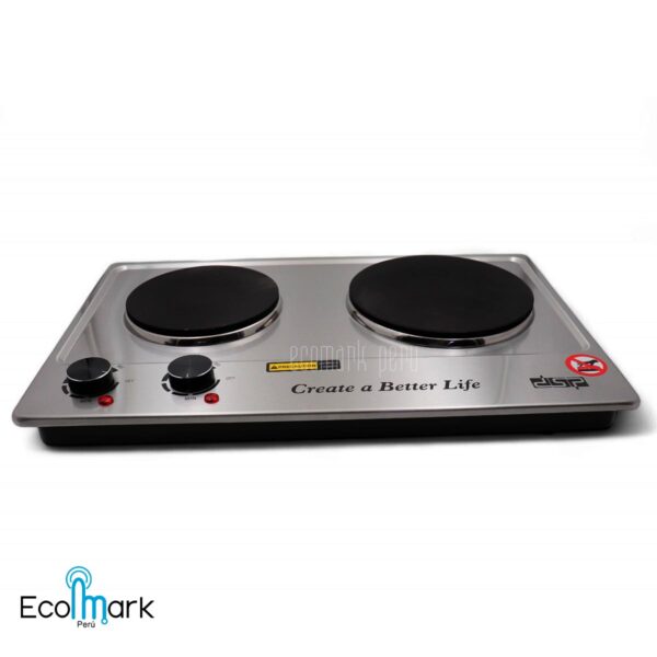 Cocina Eléctrica DSP 2 Hornillas 2500 watts