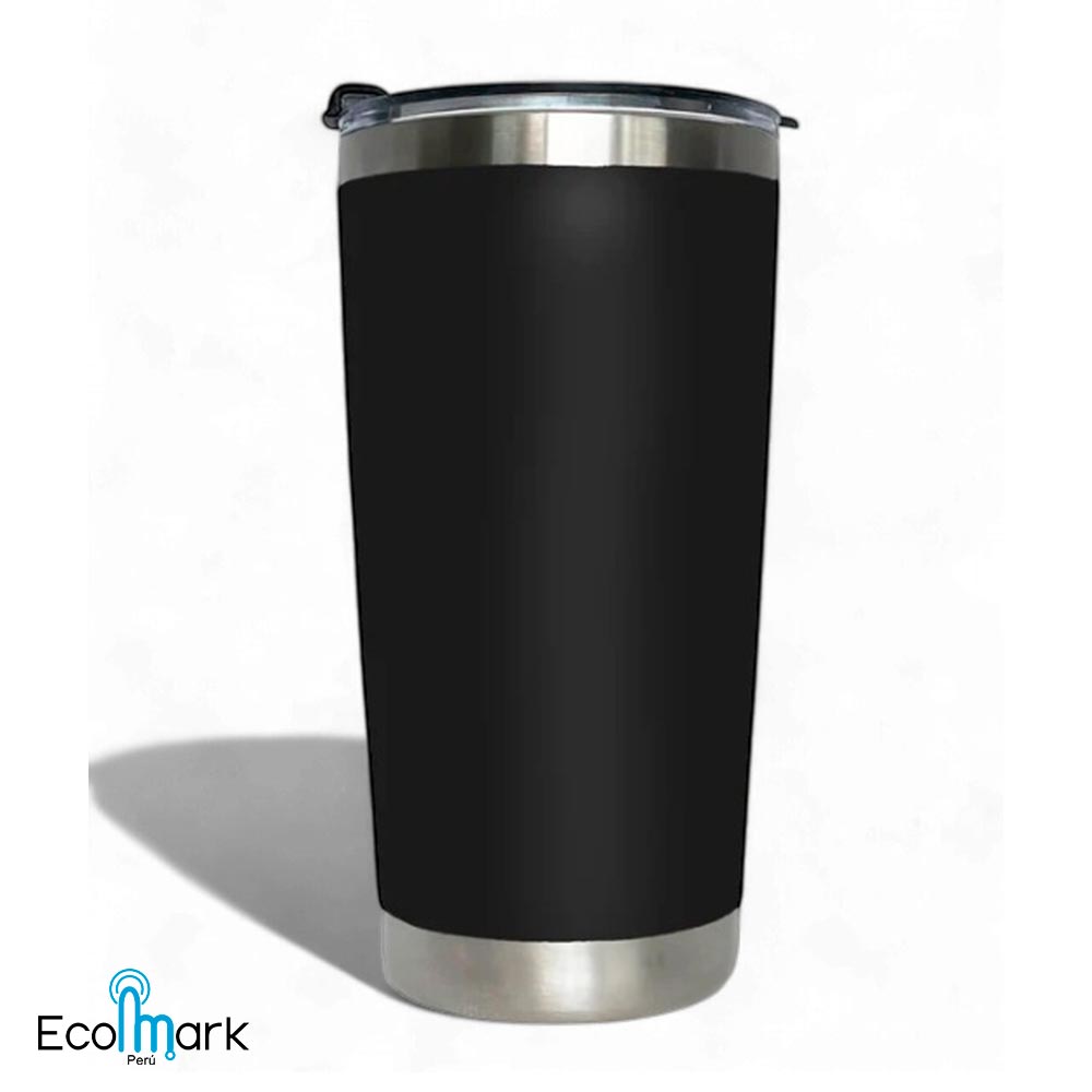 Vaso Térmico Acero Inoxidable 20 Oz Negro