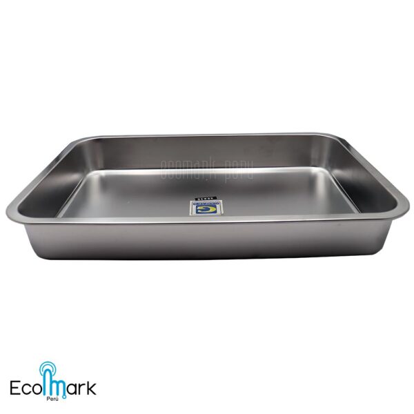 Bandeja Acero Inoxidable Satinada 50x35x7cm