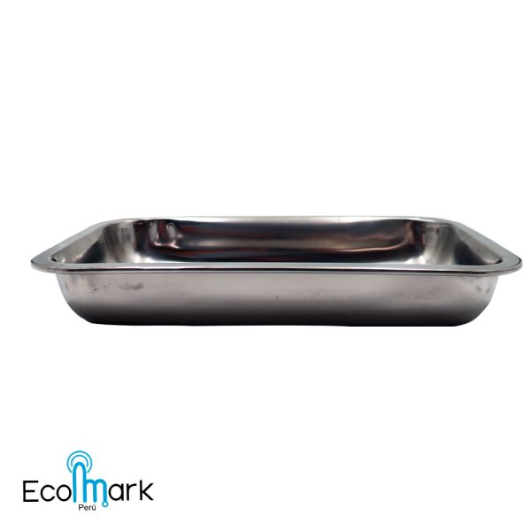 Bandeja Acero Inoxidable 32x22x4.8 cm