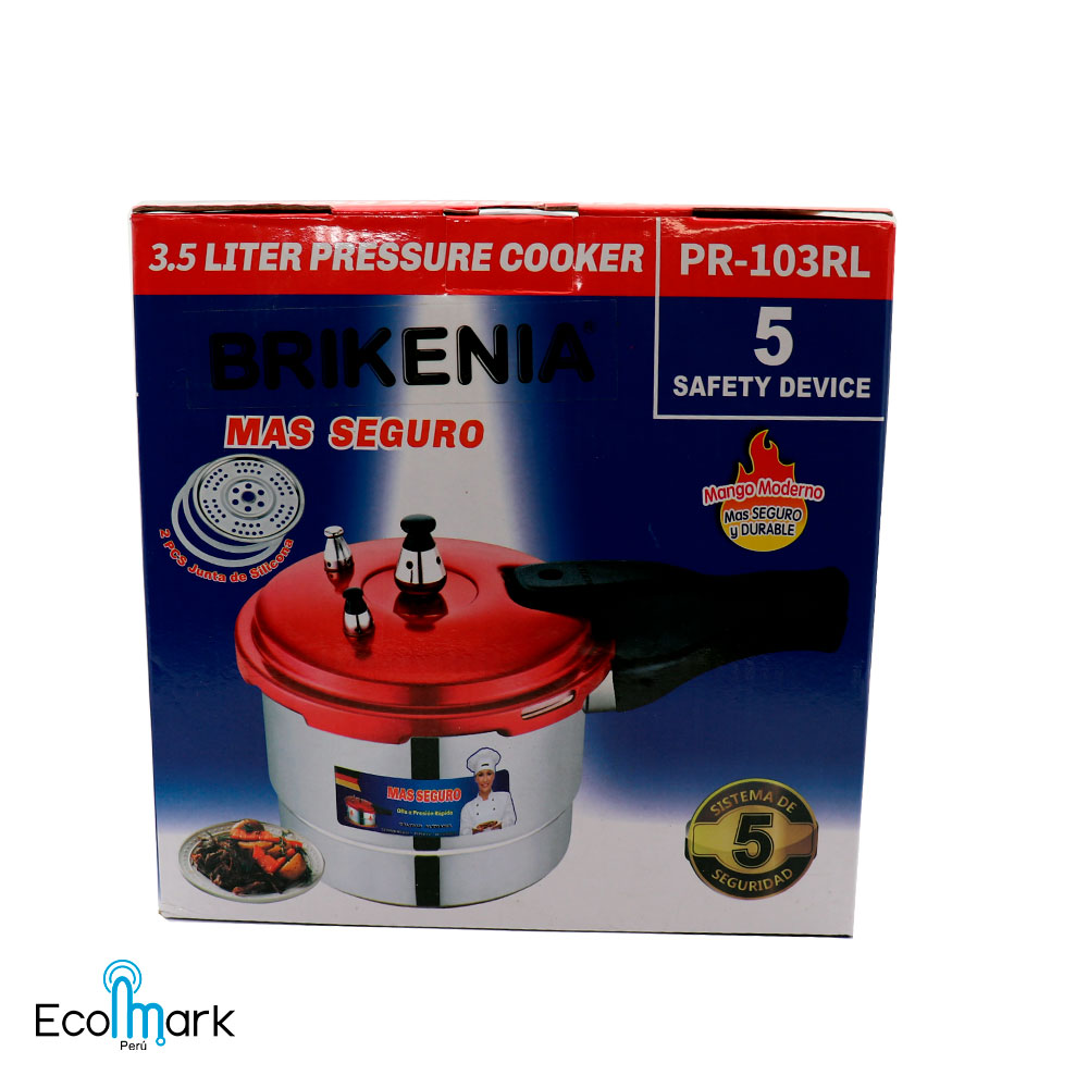 Olla a Presión BRIKENIA Vaporizador 3.5 L. - Imagen 3